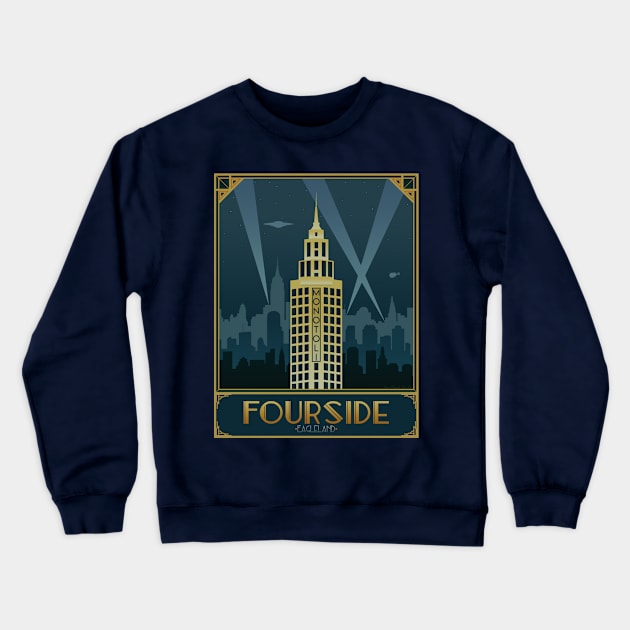 Art Deco Fourside Crewneck Sweatshirt by Best & Co.